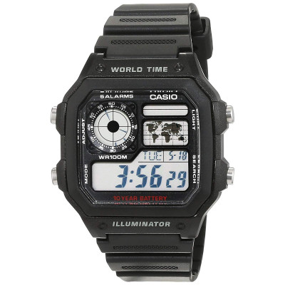 Casio® Digital 'Collection' Hommes Montre AE-1200WH-1AVEF