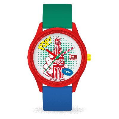 Ice Watch® Analogique 'Coca Cola×ice-watch - Pop Art' Hommes Montre (Moyen) 019902