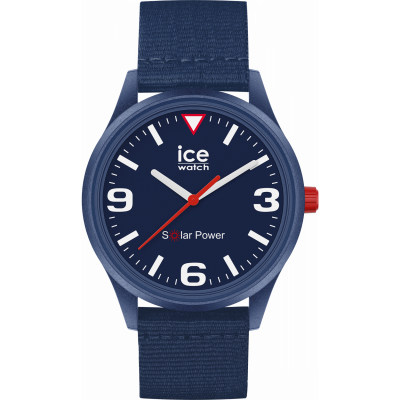 Ice Watch® Analogique 'Ice Solar Power - Blue Tide' Mixte Montre (Moyen) 020059