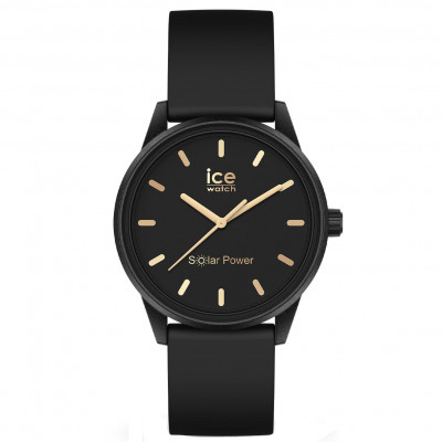 Ice Watch® Analogique 'Ice Solar Power - Black Gold' Femmes Montre (Petite) 020302