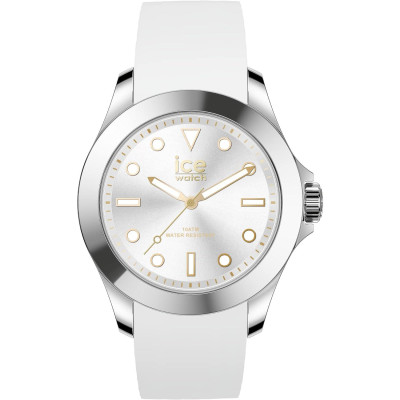 Ice Watch® Analogique 'Ice Steel - Classic - White Gold' Femmes Montre (Moyen) 020384