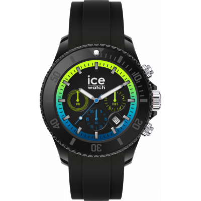 Ice Watch® Chronographe 'Ice Chrono - Black Lime' Hommes Montre (Extra Large) 020616
