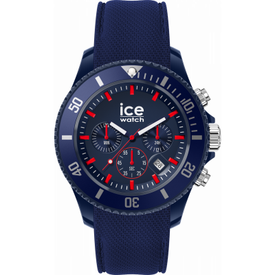 Ice Watch® Chronographe 'Ice Chrono - Dark Blue Red' Hommes Montre 020622