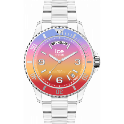 Ice Watch® Analogique 'Ice Clear Sunset - Energy' Mixte Montre (Moyen) 021436