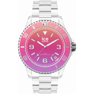 Ice Watch® Analogique 'Ice Clear Sunset - Pink' Femmes Montre (Petite) 021440
