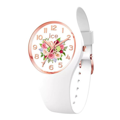 Ice Watch® Analogique 'Ice Flower - White Bouquet' Femmes Montre 021742