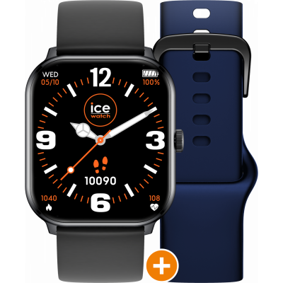 Ice Watch® Digital 'Ice Smart - Ice 1.0 - Black - 2 Bands - Black - Navy' Mixte Montre 022253