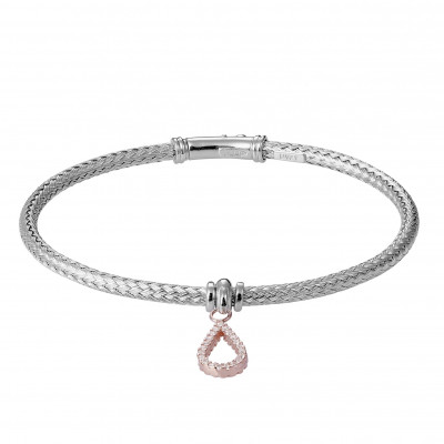 Orphelia®  Femmes Argent Bracelet - Argent/Rose ZA-7398