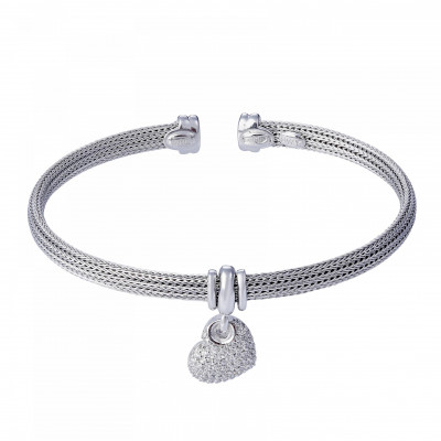 Orphelia® 'Coeur' Femmes Argent Bracelet - Argent ZA-7401
