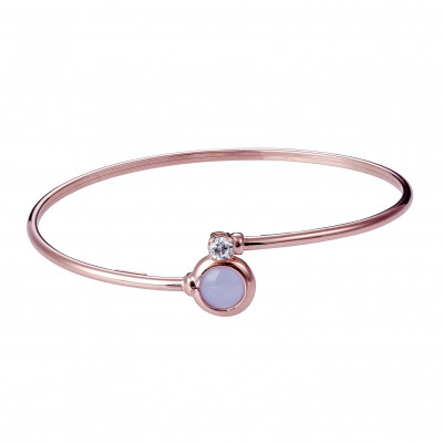 Orphelia® 'Nina' Femmes Argent Bracelet - Rosé ZA-7406