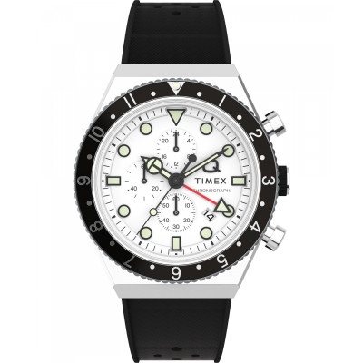 Timex® Chronographe 'Q Gmt' Hommes Montre TW2V70100