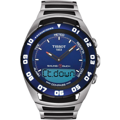 Tissot® Analogique - Digital 'Sailing Touch' Hommes Montre T0564202104100