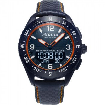 Alpina® Analogique - Digital 'Alpinerx Smartwatch' Hommes Montre AL-283LNO5NAQ6L