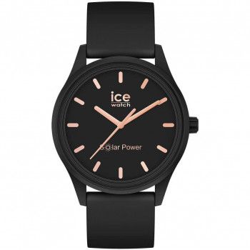 Ice Watch® Analogique 'Ice Solar Power - Black Rose-gold' Femmes Montre (Petite) 018476