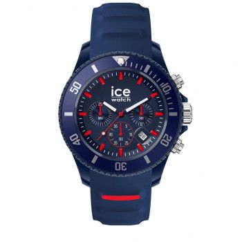 Ice Watch® Chronographe 'Ice Chrono - Dark Blue Red' Hommes Montre (Moyen) 021425