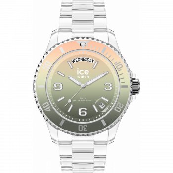 Ice Watch® Analogique 'Ice Clear Sunset - Yoga' Mixte Montre (Moyen) 021438