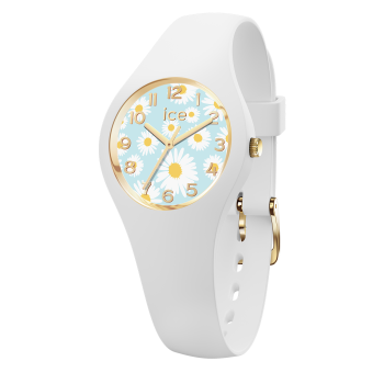 Ice Watch® Analogique 'Ice Flower - White Daisy' Filles Montre (Super Petit) 021732