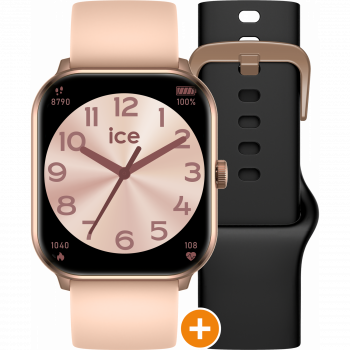Ice Watch® Digital 'Ice Smart - Ice 1.0 - Rg - 2 Bands - Nude - Black' Mixte Montre 022250