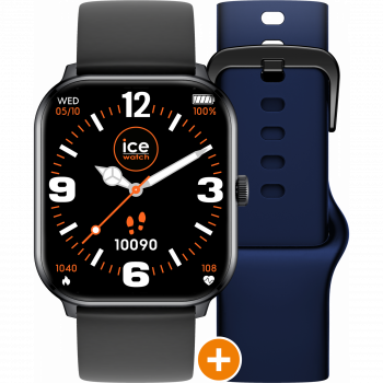 Ice Watch® Digital 'Ice Smart - Ice 1.0 - Black - 2 Bands - Black - Navy' Mixte Montre 022253