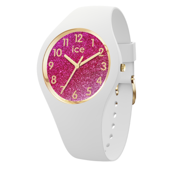 Ice Watch® Analogique 'Ice Glitter - White Pink' Filles Montre (Petite) 022572