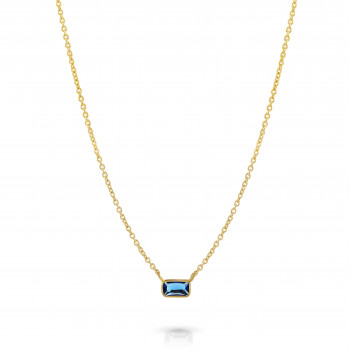 Orphelia® 'Ultimate' Femmes Argent Collier - Or ZK-7567/G