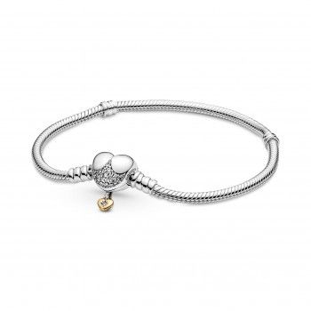 Pandora® 'Disney Moments' Femmes Argent Bracelet - argent/or 569563C01-18