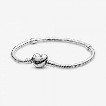 Pandora® 'Moments Heart' Femmes Argent Bracelet - Argent 590719-18