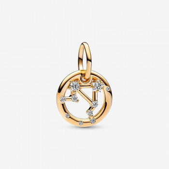 Pandora® 'Zodiac Sign' Femmes Métal plaqué Charm - Or 762712C01