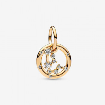 Pandora® 'Zodiac Sign' Femmes Métal plaqué Charm - Or 762717C01