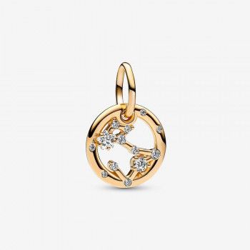 Pandora® 'Zodiac Sign' Femmes Métal plaqué Charm - Or 762724C01
