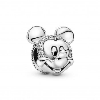 Pandora® 'Disney Mickey Mouse & Minnie Mouse' Femmes Argent Charm - Argent 797495CZ