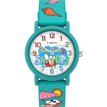 Timex® Analogique 'Peanuts Weekender Color Rush' Enfant Montre TW2V78500