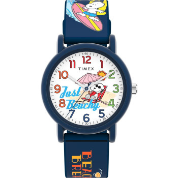 Timex® Analogique 'Peanuts Weekender Color Rush' Enfant Montre TW2V78600
