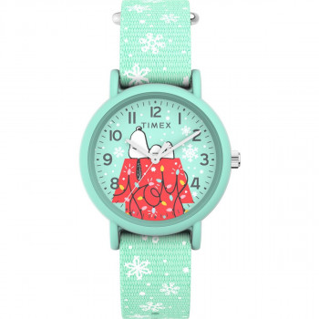 Timex® Analogique 'Peanuts Holiday' Femmes Montre TW2W24700
