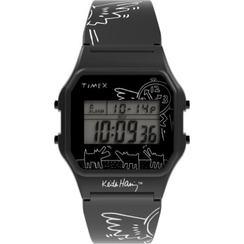 Timex® Digital 'Keith Haring X T80' Hommes Montre TW2W25500