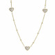 Fossil Jewellery® 'Sutton' Femmes Acier inoxydable Collier - Or JF03942710