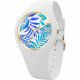 Ice Watch® Analogique 'Ice Flower - Turquoise Leaves' Femmes Montre (Moyen) 020517