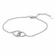 Orphelia®  Femmes Argent Bracelet - Argent ZA-7050
