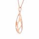 Orphelia® 'Ava' Femmes Argent Collier avec pendentif - Rosé ZH-7374 RG