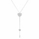 Orphelia® 'Heart' Femmes Argent Collier avec pendentif - Argent ZK-7384