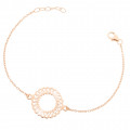 Orphelia® 'Amada' Femmes's Argent Bracelet - Rosé ZA-7075/1