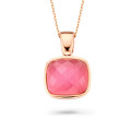 Orphelia® 'Isabella' Femmes's Argent Collier avec pendentif - Rosé ZH-7198/PI