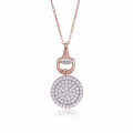 Orphelia® 'Alisia' Femmes's Argent Collier avec pendentif - Rosé ZH-7420